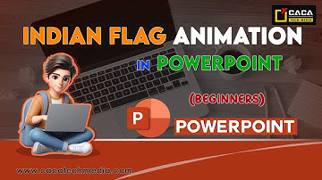 Indian Flag Animation in Ms Powerpoint 2025 | Beginners | Tutorial