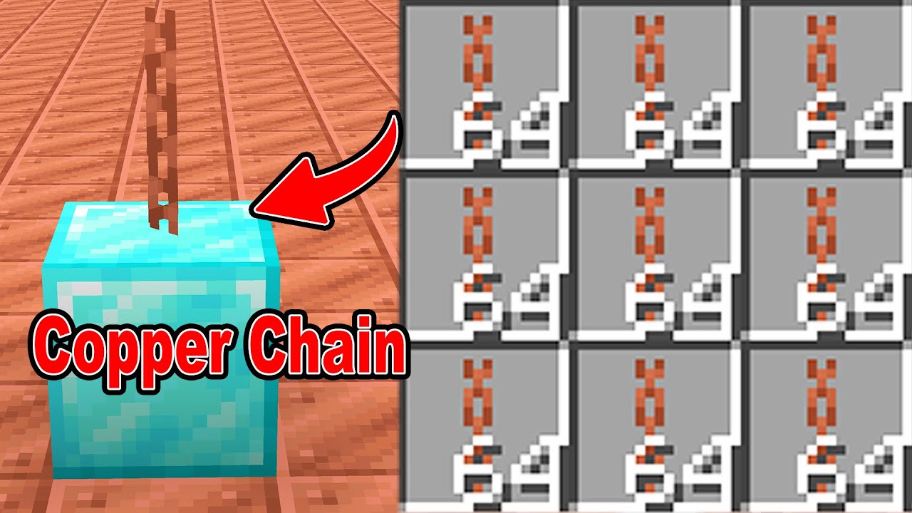 How To Craft A Copper Chain in Minecraft