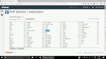 Changer ma version PHP 7.0 dans cPanel