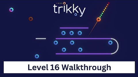 Trikky - Level 16 (Catch em all) Walkthrough Video.