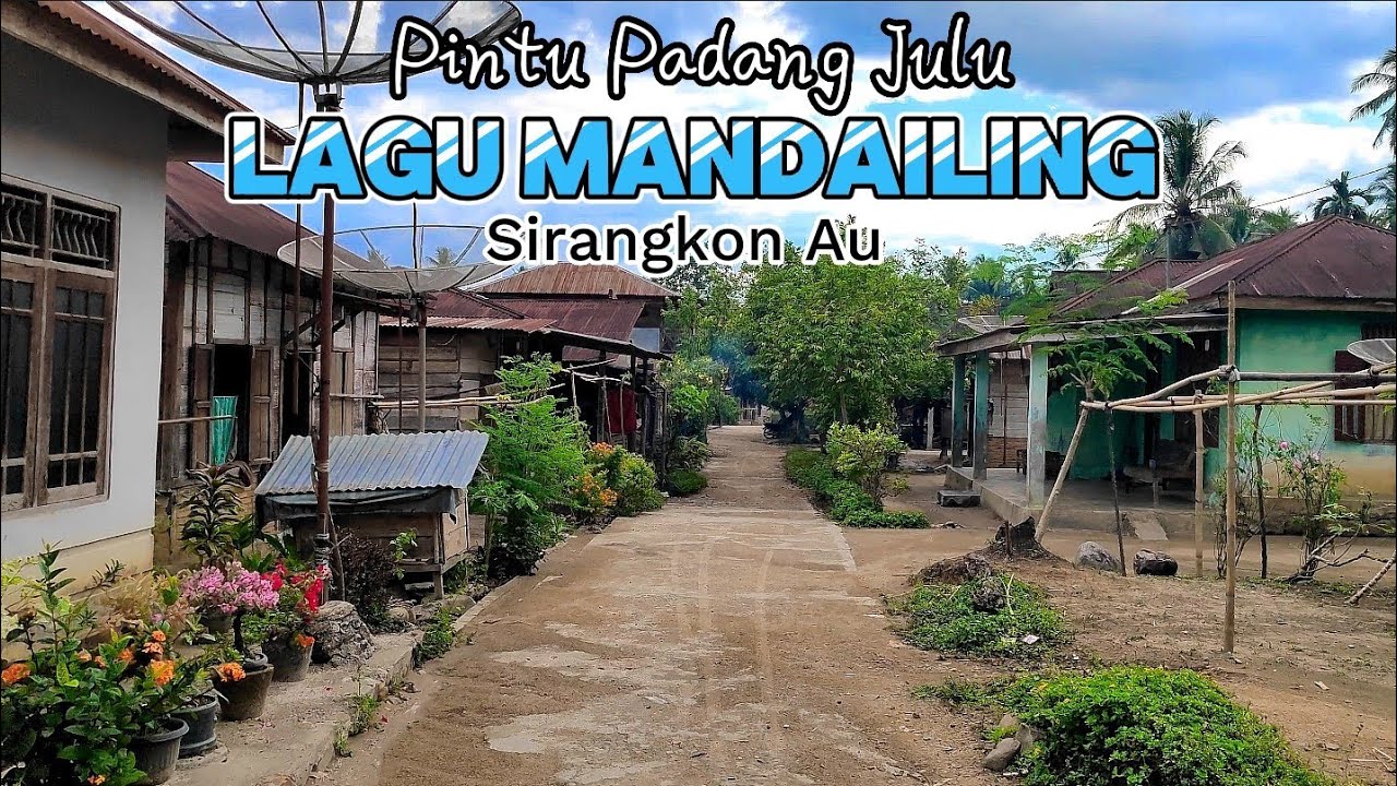driving in pintu Padang Julu village | lagu Mandailing | sirangkon au | Tintin ijuk