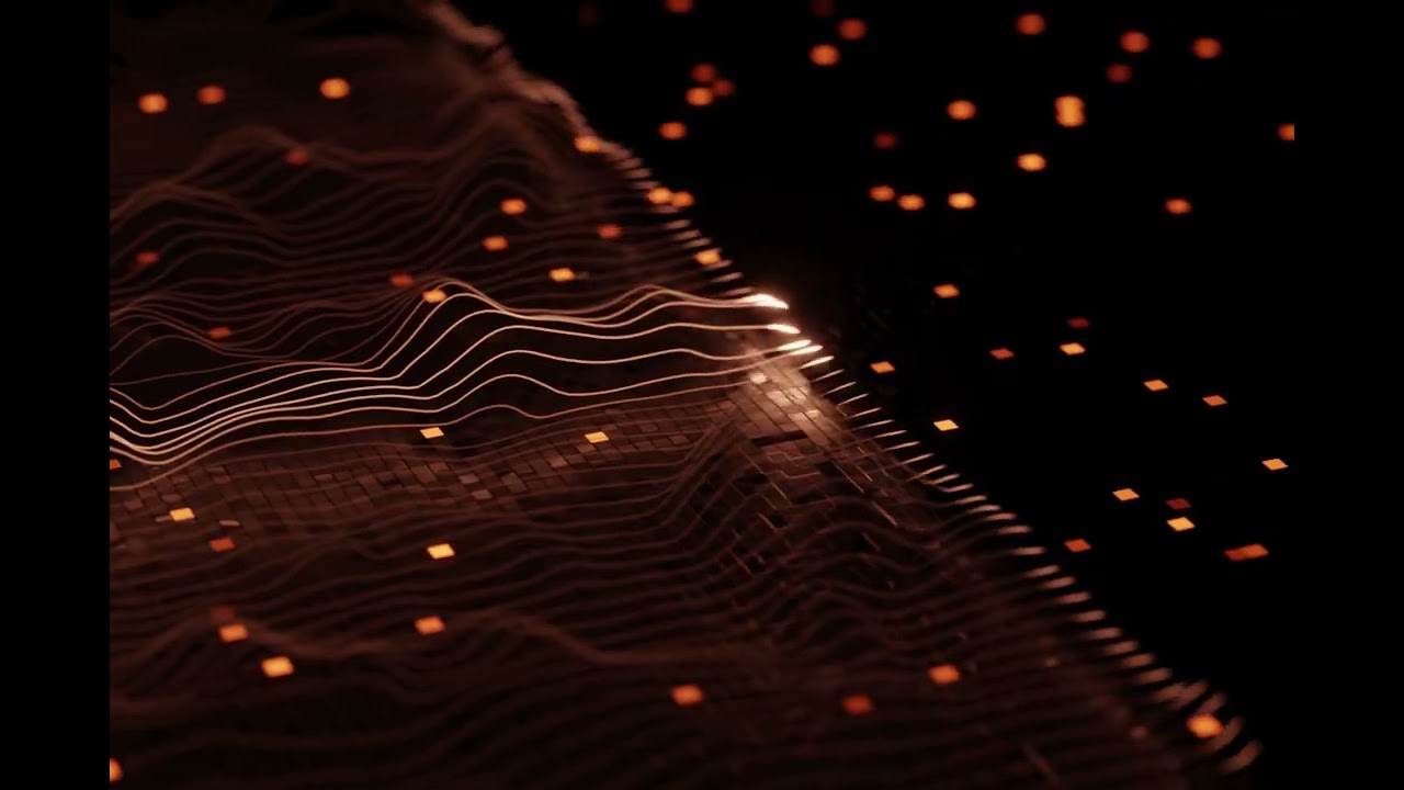 light trail -blender animation