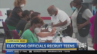 Elections officials recruit teen poll workers