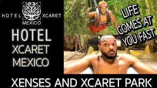 Xenses/Xcaret! Swim in Mud and an Underground River