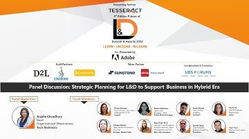 9th Edition Future of L&D Summit & Awards 2022 - Panel Discussion
