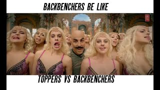 toppers vs backbenchers #1 story on bollywood style | laughdown with aman