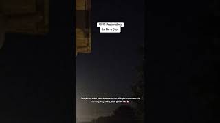 UFO Pretending to Be a Star #UFO #uap #disclosure #aliens