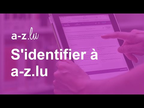 a-z.lu : S'identifier à a-z.lu
