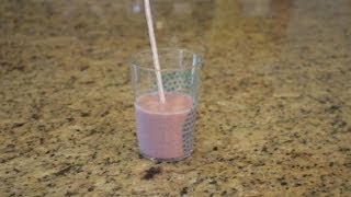 Smoothie With Frozen Strawberries & Greek Yogurt Fun Fruit Smoothies