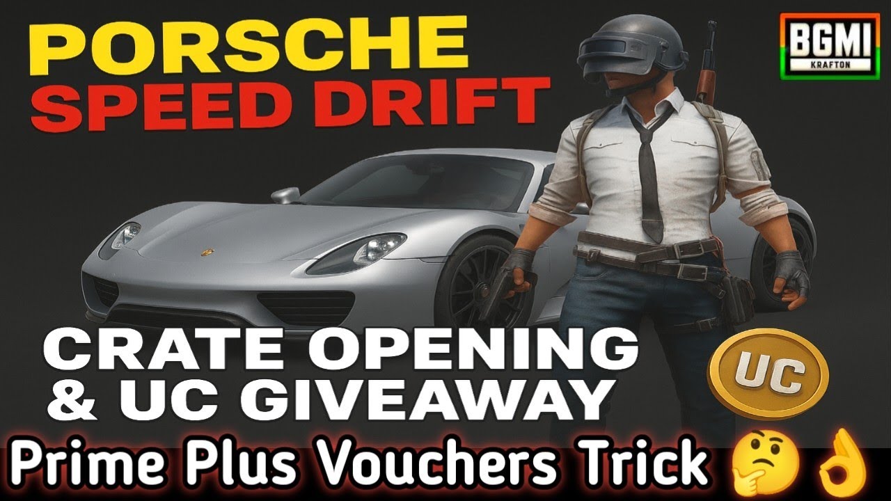 Speed Drift Porsche Crate Opening 🚗💨 + Huge UC Giveaway 