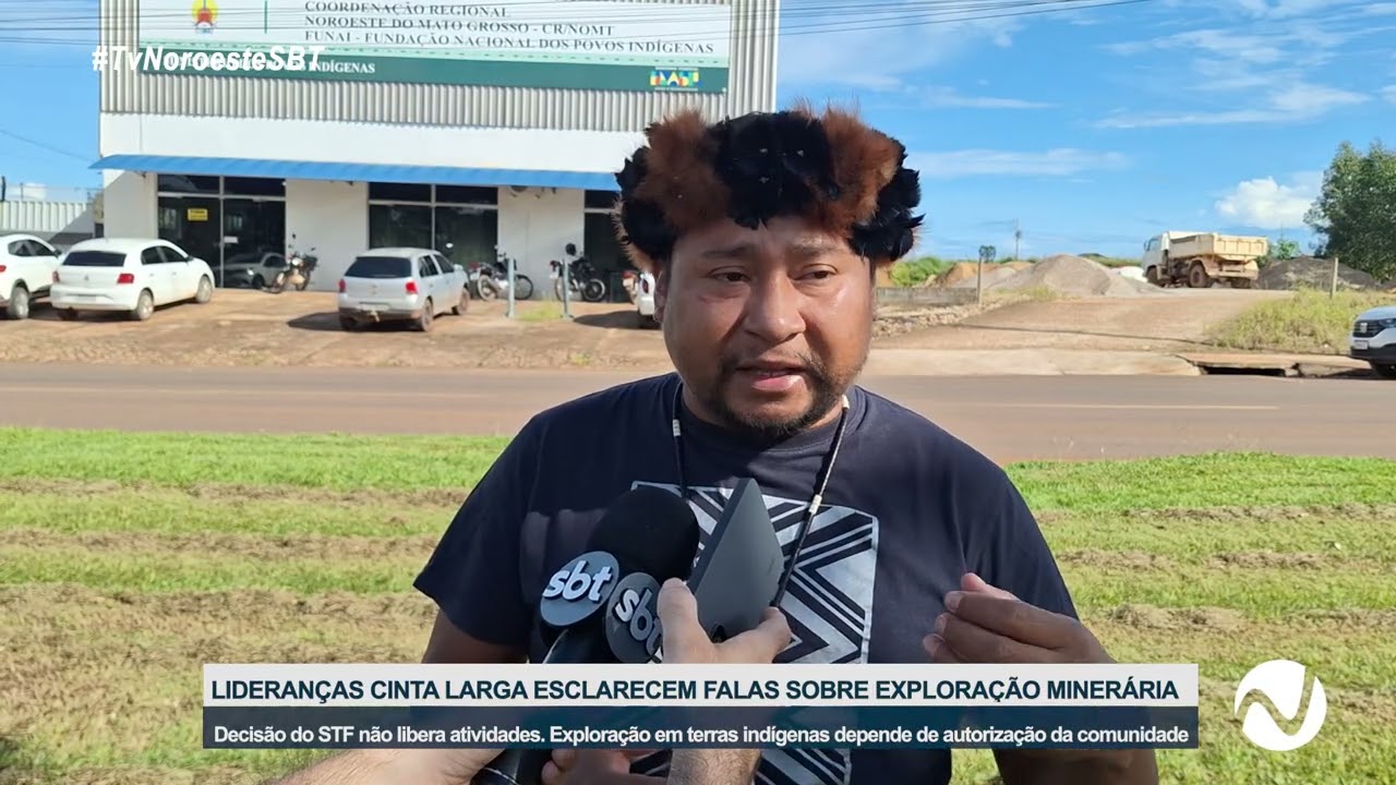 Lideranças do povo Pandeerééj – Cinta Larga esclarecem informações sobre mineração nos territórios