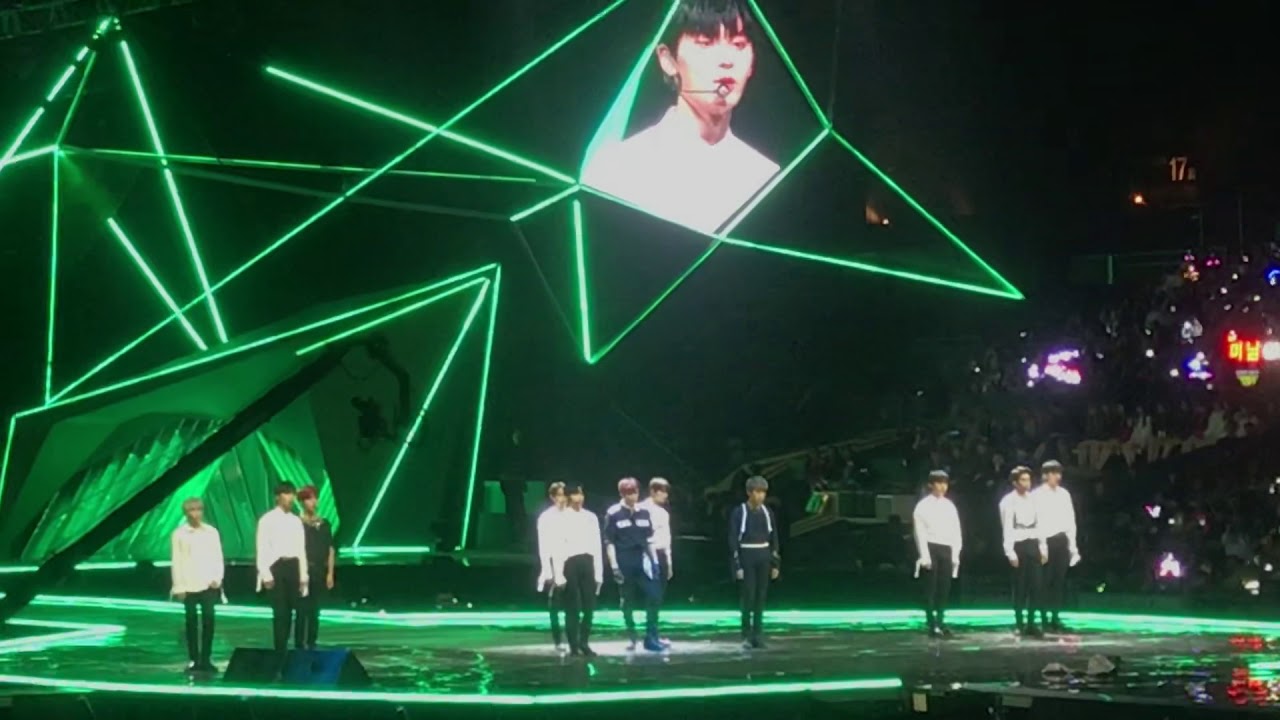 181214 MaMa Wannaone Energetic Famcam