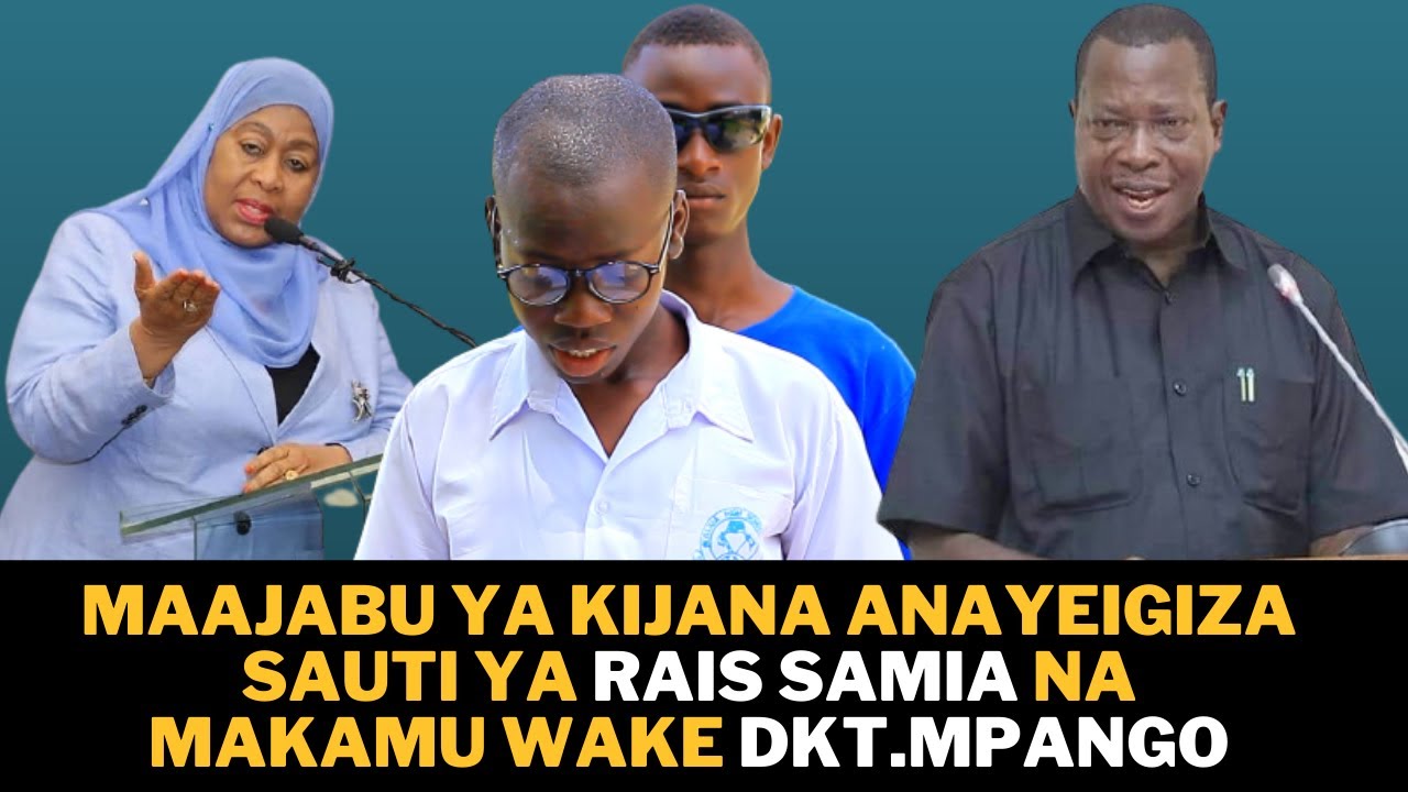 MAAJABU YA KIJANA ANAYEIGIZA SAUTI YA RAIS SAMIA NA MAKAMU WAKE DKT.MPANGO HISTORIA YA MAISHA YAKE