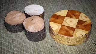 Подставка, Осина, Ольха, Береста. Diy.