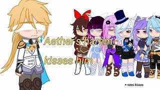 Aether's harem kisses him   r8 || GC || Genshin Impact || MY AU