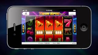 Twin Spin Mobile Slot Netent BIG WIN!!! screenshot 1