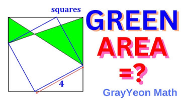 Find the area of the green region #mathpuzzles #geometryskills #thinkoutsidethebox