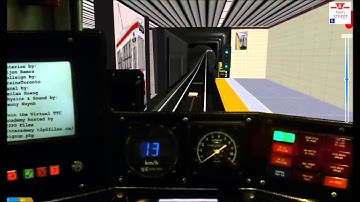 openBVE -- TTC Line 2 Bloor-Danforth -- Kennedy to Kipling w\ T1 (FULL ROUTE)(HD)