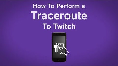 How To Preform A Trace Route On Twitch - Twitch Tip #29