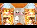 DIY MINIATURE DOLLHOUSE ~ RAPUNZEL TOWER with BEDROOM and LIVING ROOM