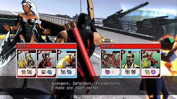 ULTIMATE MARVEL VS. CAPCOM 3 Wolverine Ryu Dr Doom vs Hawkeye Storm iron fist