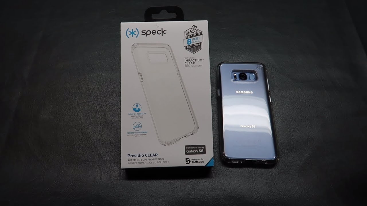 Speck Presidio CLEAR Case for Samsung Galaxy s8