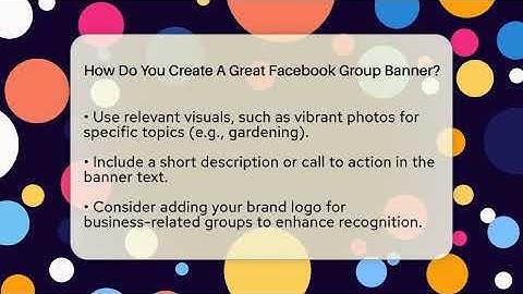 How Do You Create A Great Facebook Group Banner? - Everyday-Networking