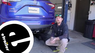 etrailer | Curt Trailer Hitch Receiver Installation  2022 Acura RDX