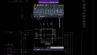 AutoCAD Plan &amp; Center Line Plan #shorts #autocad #architecture #civilengineering #viral