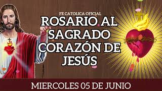 ✅ROSARIO AL SAGRADO CORAZÓN DE JESÚS INMACULADO CORAZÓN DE MARÍA Miercoles 05 DE JUNIO de 2024