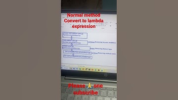 Covert normal method to lambda expression in java 8