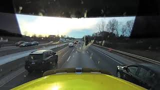 car in blind spot accident
