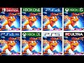 Crash Bandicoot 4 It&#39;s About Time in All Consoles (Side by Side) 4K