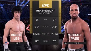 UFC 5 - Bruce Lee vs. Michael Venom Page - Crazy UFC