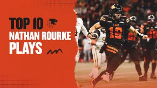 TOP 10 NATHAN ROURKE PLAYS OF 2025 | CFL HIGHLIGHTS