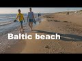 Baltic Beach. Baltic dunes and clear sea.