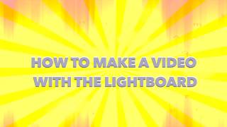 Lightboard How-To Video