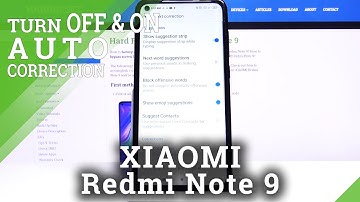 How to Enter Text Correction Settings in XIAOMI Redmi Note 9 – Find Correction Options