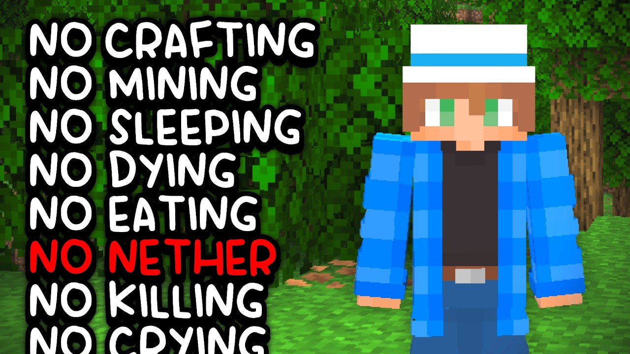 I Beat Minecraft with ZERO Advancements