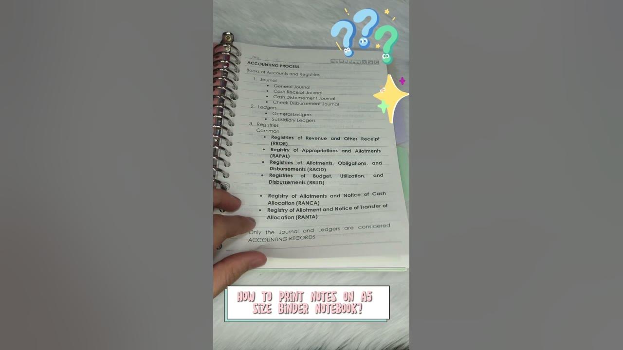 HOW TO PRINT ON A6 BINDER REFILL PAPER YouTube