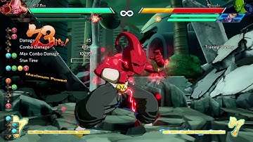 DBFZ- ToD - Kid Buu corner set up w/ Vegeta & Beam assist (6 Bars Sparking)