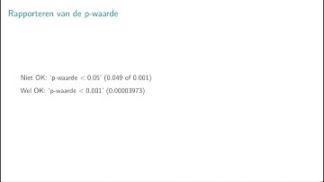 Beslissingen op basis van een hypothesetoets – deel 4