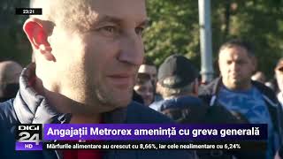 Angajații Metrorex amenință cu greva. Sunt nemulțumiți că nu mai primesc prime și bonuri de masă