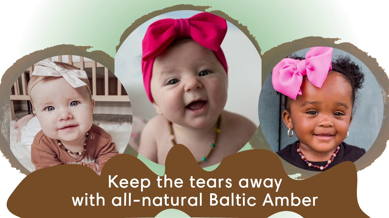 Baltic Amber Teething Necklace for Babies