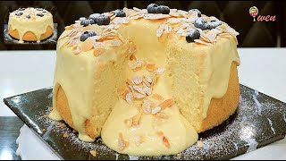 海盐芝士奶盖蛋糕食谱|暴浆湿润|蓬松戚风How to Make Sea Salt Cheese Lava Cake Recipe| Lava Burst Moist|Fluffy Chiffon