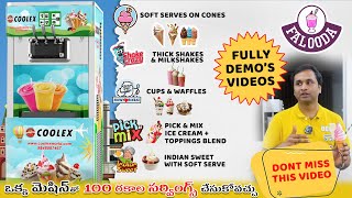 Thick shakes, Falooda , ice-creams with Softy Ice Cream Machine make 100s of Recipes Demos screenshot 3