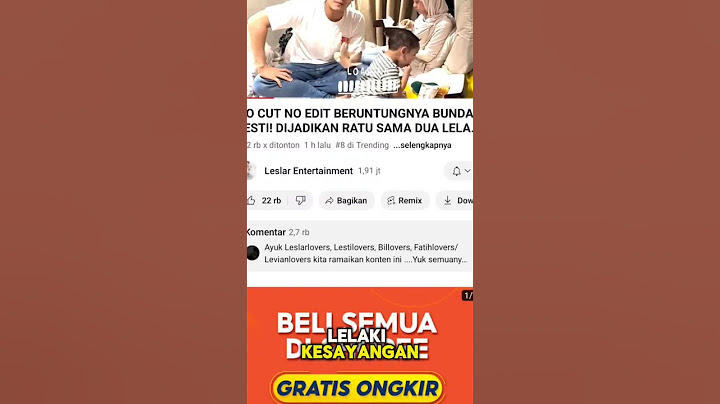 No Cut No Edit Leslar Viral Lagi, Siap Geser Posisi Puncak Trending YouTube!