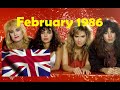 UK Singles Charts : February 1986