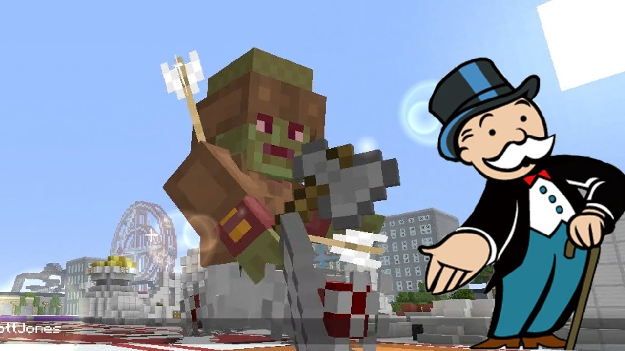 Minecraft Xbox HUNGER GAMES - Monopoly