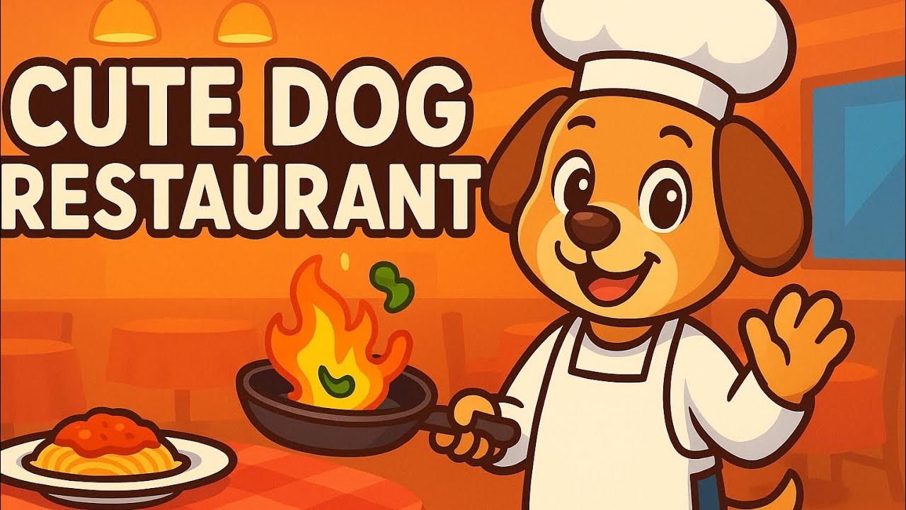 Funny Dog Chef Bangla Cartoon | 2D Animal Restaurant Story for Kids.